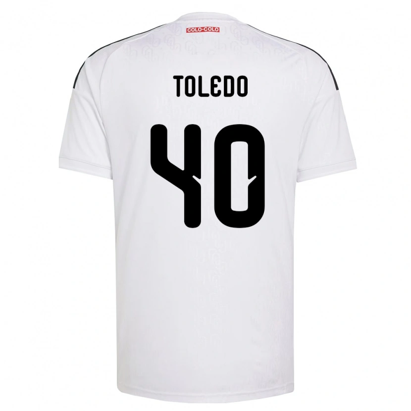Danxen Mujer Camiseta Miguel Toledo #40 Blanco Negro 1ª Equipación 2026/27 La Camisa