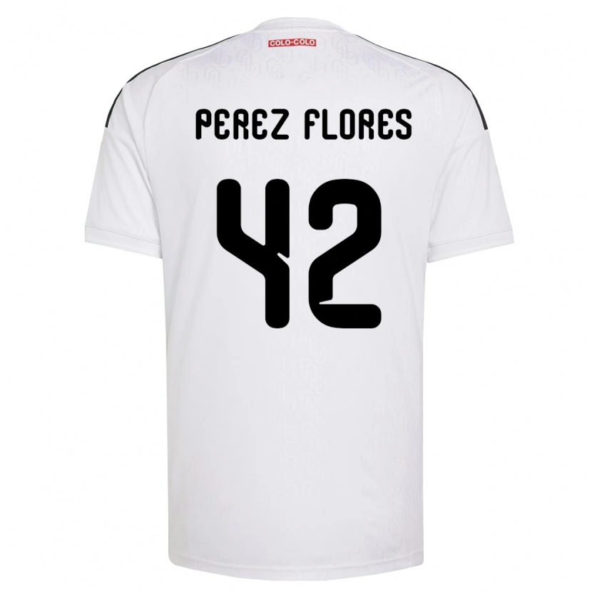 Danxen Mujer Camiseta Benjamín Pérez #42 Blanco Negro 1ª Equipación 2026/27 La Camisa