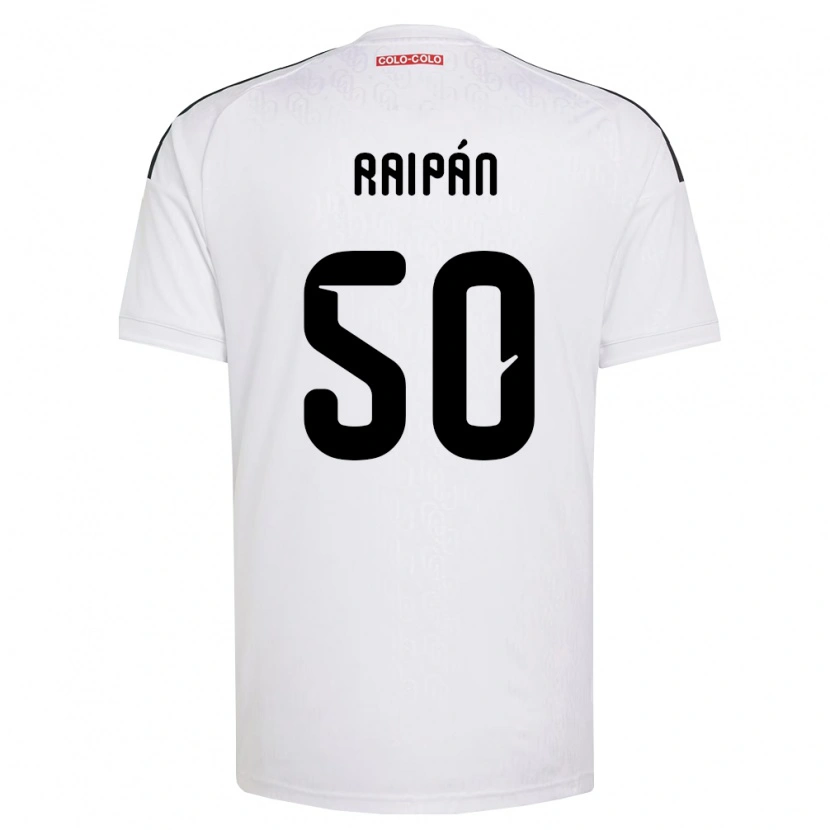 Danxen Mujer Camiseta Felipe Raipán #50 Blanco Negro 1ª Equipación 2026/27 La Camisa