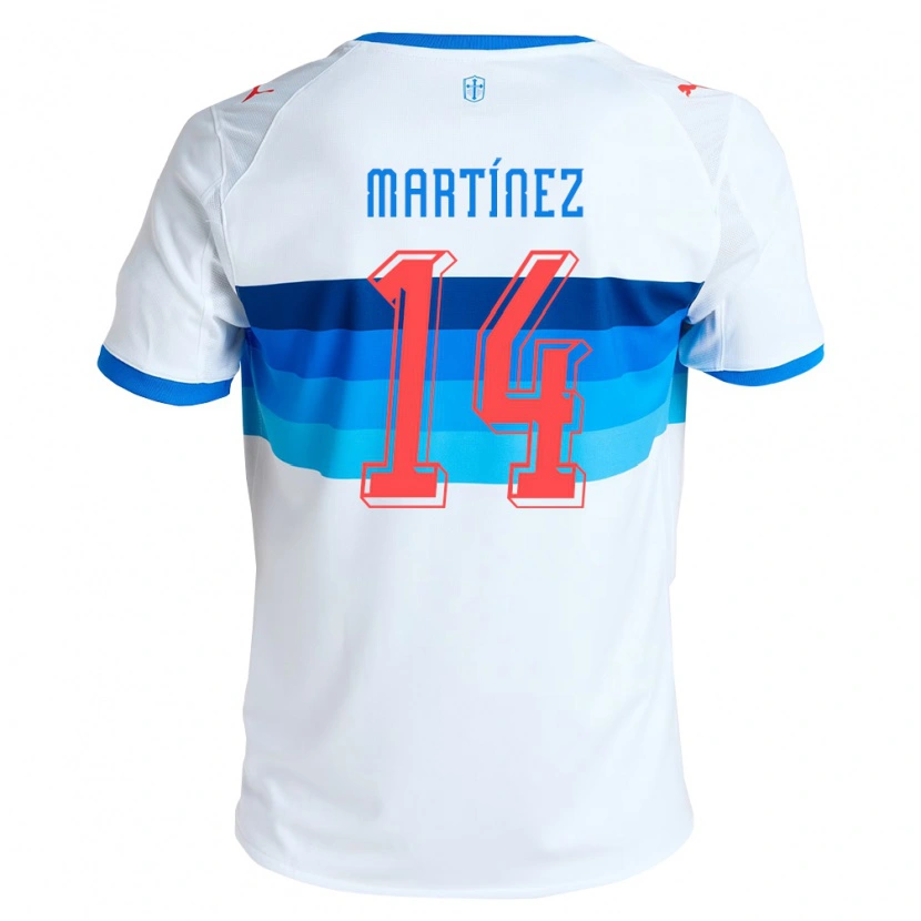 Danxen Mujer Camiseta Jimmy Martínez #14 Blanco Azul Cielo 1ª Equipación 2026/27 La Camisa