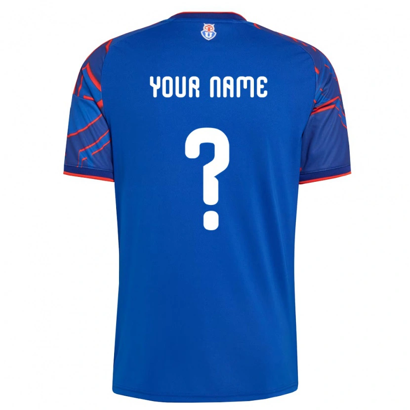 Danxen Mujer Camiseta Su Nombre #0 Azul Real Rojo 1ª Equipación 2026/27 La Camisa