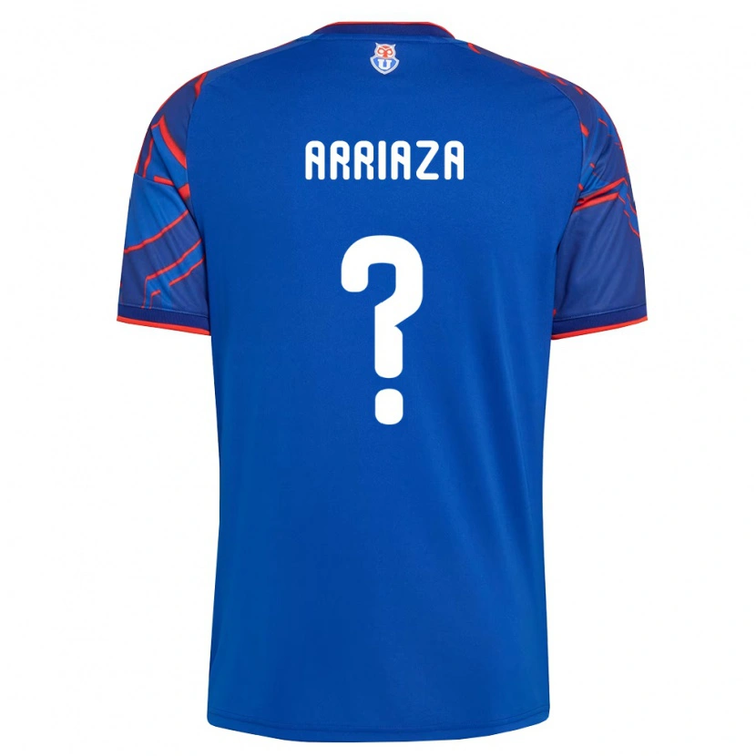 Danxen Mujer Camiseta Cristóbal Arriaza #0 Azul Real Rojo 1ª Equipación 2026/27 La Camisa