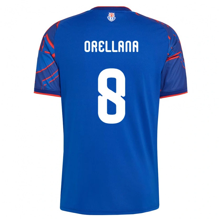 Danxen Mujer Camiseta Denisse Orellana #8 Azul Real Rojo 1ª Equipación 2026/27 La Camisa