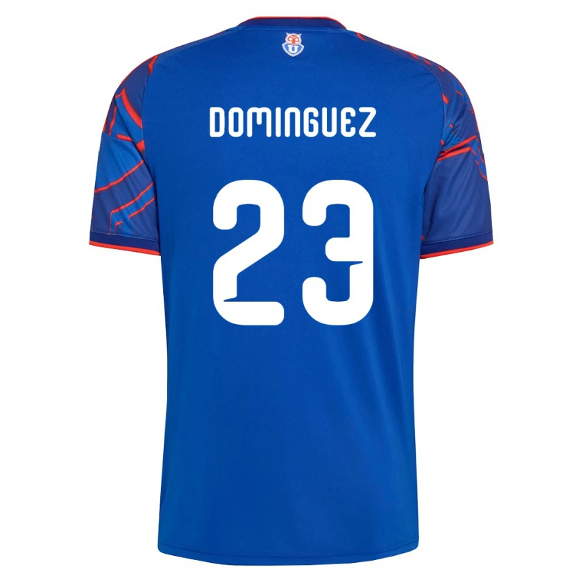 Danxen Mujer Camiseta Nery Dominguez #23 Azul Real Rojo 1ª Equipación 2026/27 La Camisa