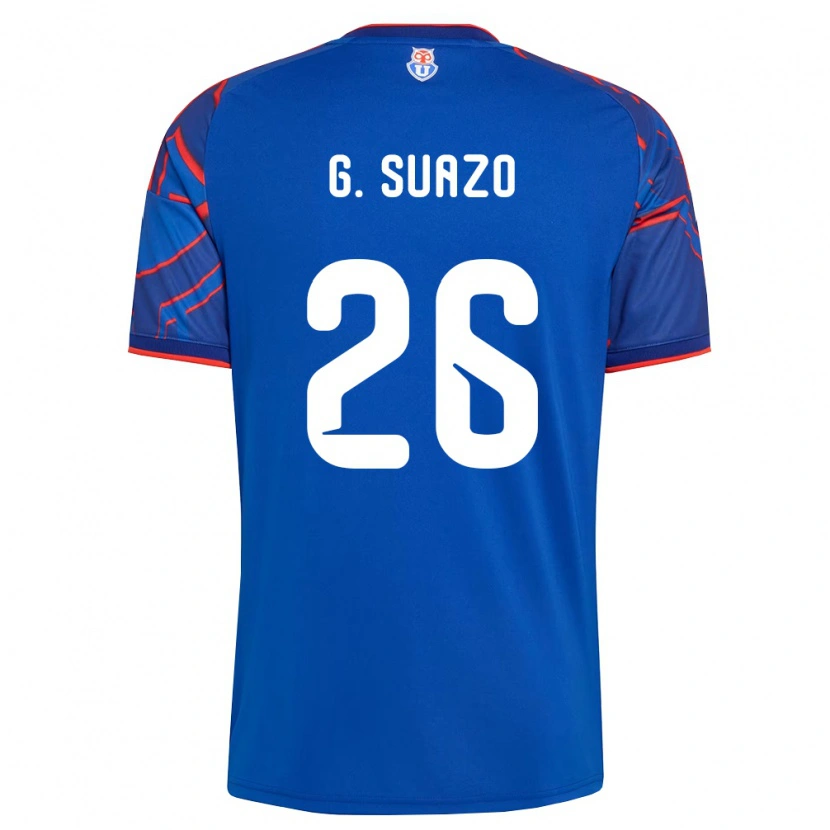 Danxen Mujer Camiseta Grettel Suazo #26 Azul Real Rojo 1ª Equipación 2026/27 La Camisa