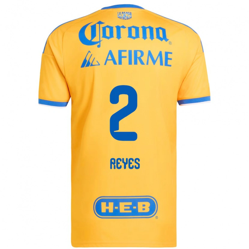 Danxen Mujer Camiseta Francisco Reyes #2 Amarillo Azul 1ª Equipación 2026/27 La Camisa
