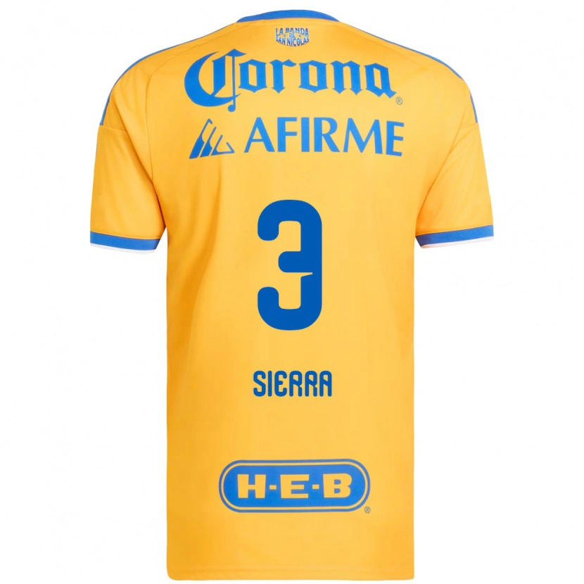 Danxen Mujer Camiseta Bianca Sierra #3 Amarillo Azul 1ª Equipación 2026/27 La Camisa