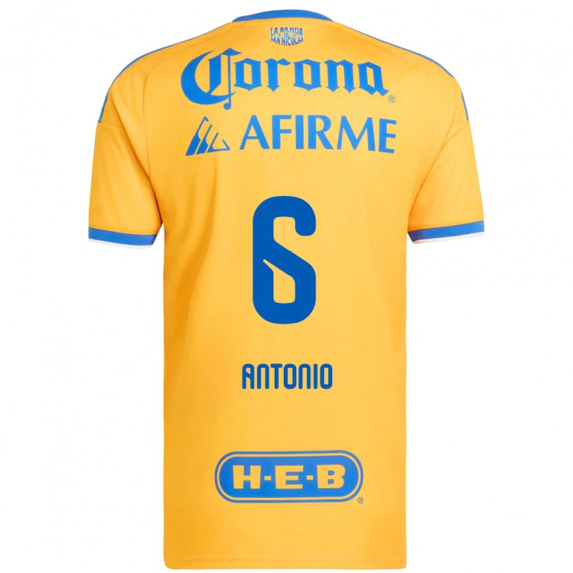 Danxen Mujer Camiseta Nancy Antonio #6 Amarillo Azul 1ª Equipación 2026/27 La Camisa