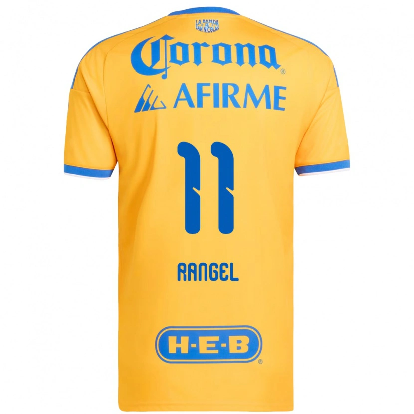 Danxen Mujer Camiseta Nayeli Rangel #11 Amarillo Azul 1ª Equipación 2026/27 La Camisa