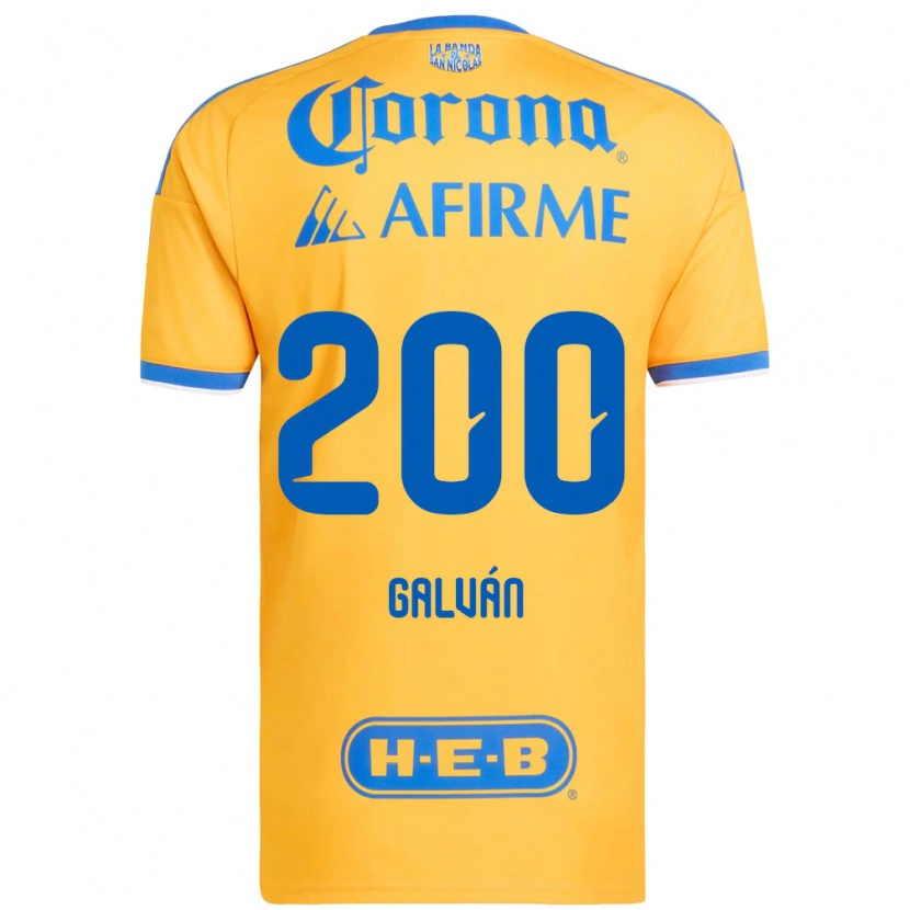 Danxen Mujer Camiseta Isaias Galván #200 Amarillo Azul 1ª Equipación 2026/27 La Camisa