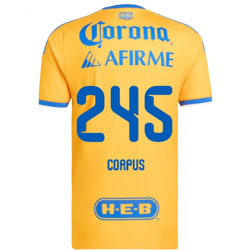 Danxen Mujer Camiseta Jean Corpus #245 Amarillo Azul 1ª Equipación 2026/27 La Camisa