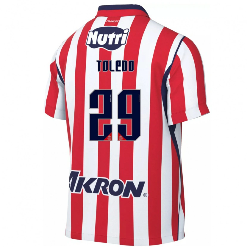 Danxen Mujer Camiseta Wendy Toledo #29 Rojo Blanco 1ª Equipación 2026/27 La Camisa