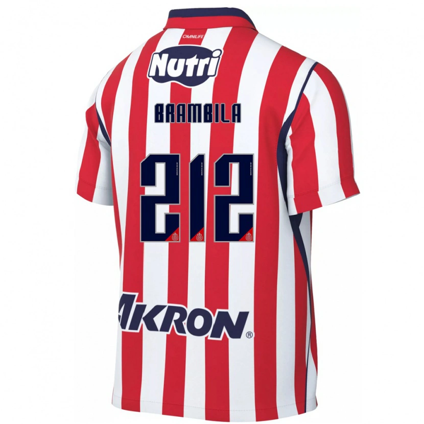 Danxen Mujer Camiseta Ángel Brambila #212 Rojo Blanco 1ª Equipación 2026/27 La Camisa