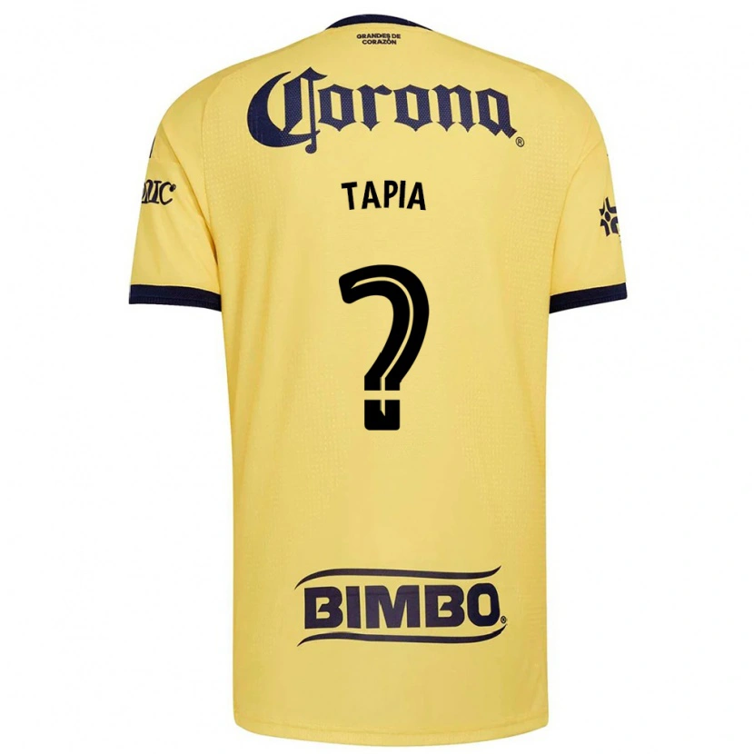 Danxen Mujer Camiseta Leonardo Tapia #0 Amarillo Rojo Negro 1ª Equipación 2026/27 La Camisa