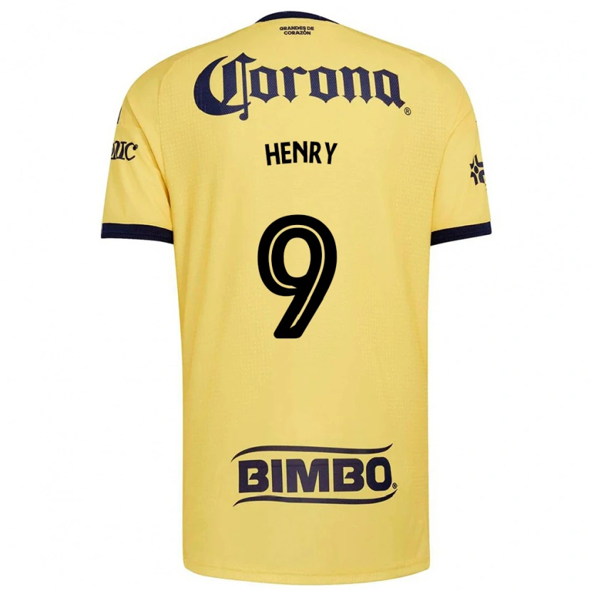 Danxen Mujer Camiseta Henry Martin #9 Amarillo Rojo Negro 1ª Equipación 2026/27 La Camisa