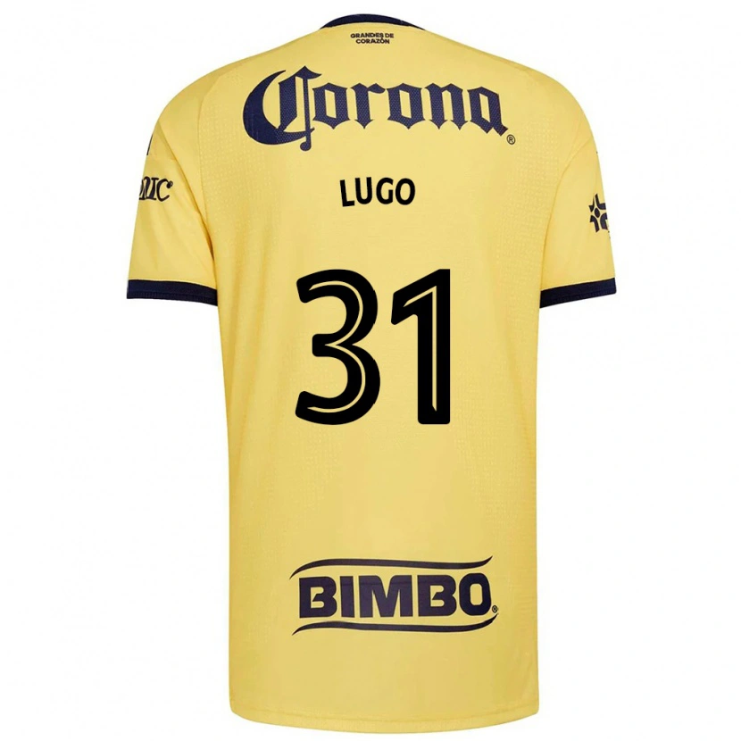 Danxen Mujer Camiseta César Lugo #31 Amarillo Rojo Negro 1ª Equipación 2026/27 La Camisa