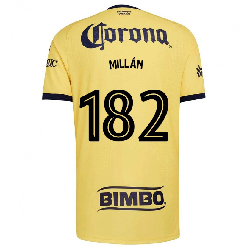 Danxen Mujer Camiseta Daniel Millán #182 Amarillo Rojo Negro 1ª Equipación 2026/27 La Camisa