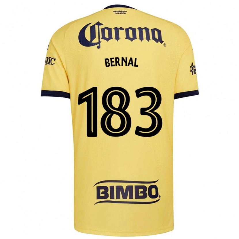 Danxen Mujer Camiseta David Bernal #183 Amarillo Rojo Negro 1ª Equipación 2026/27 La Camisa