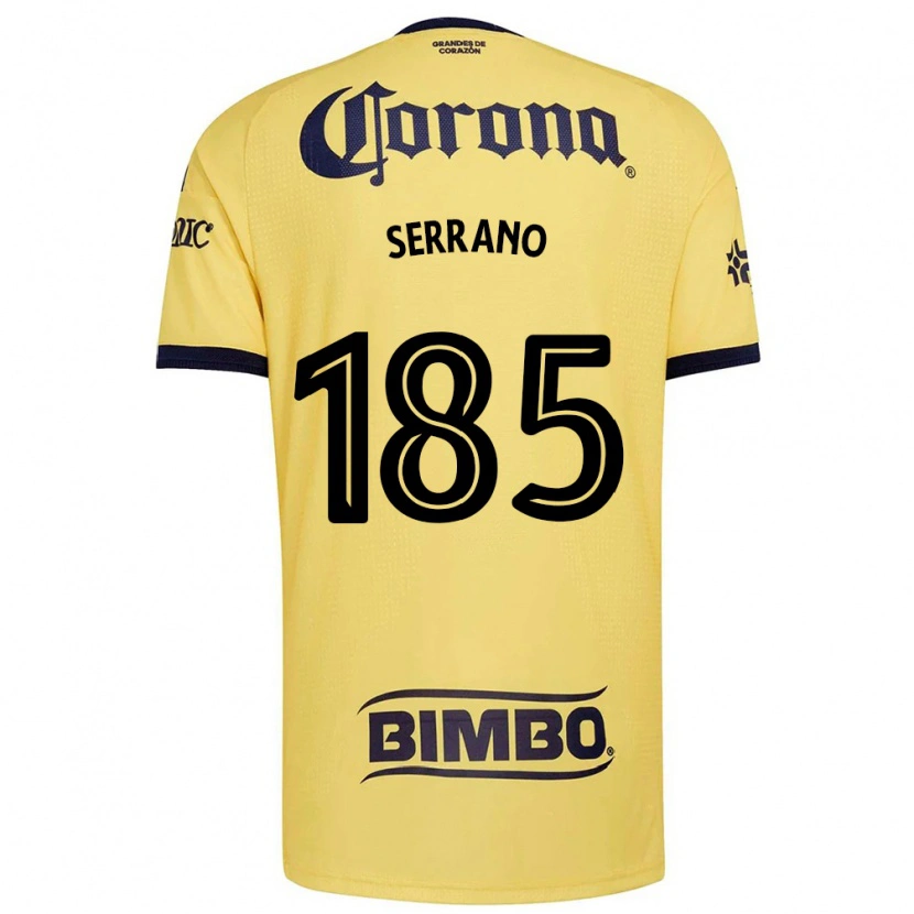 Danxen Mujer Camiseta Max Serrano #185 Amarillo Rojo Negro 1ª Equipación 2026/27 La Camisa