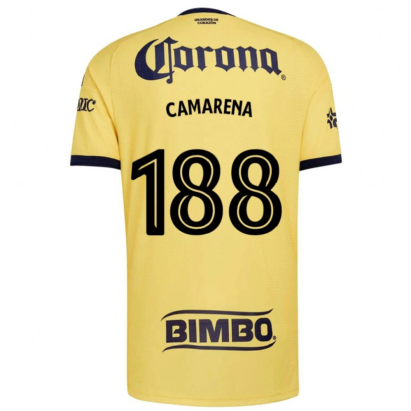Danxen Mujer Camiseta Santiago Camarena #188 Amarillo Rojo Negro 1ª Equipación 2026/27 La Camisa
