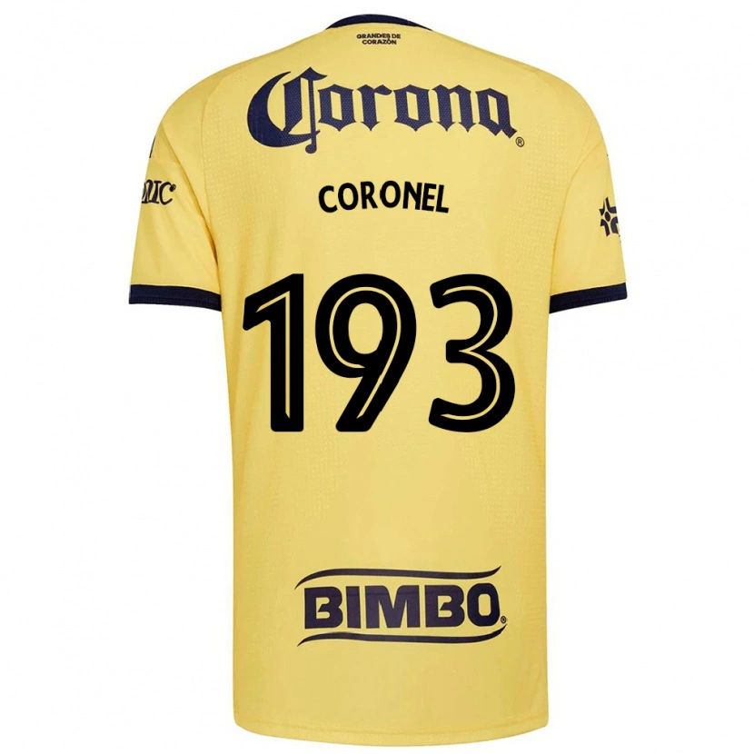Danxen Mujer Camiseta Ángel Coronel #193 Amarillo Rojo Negro 1ª Equipación 2026/27 La Camisa