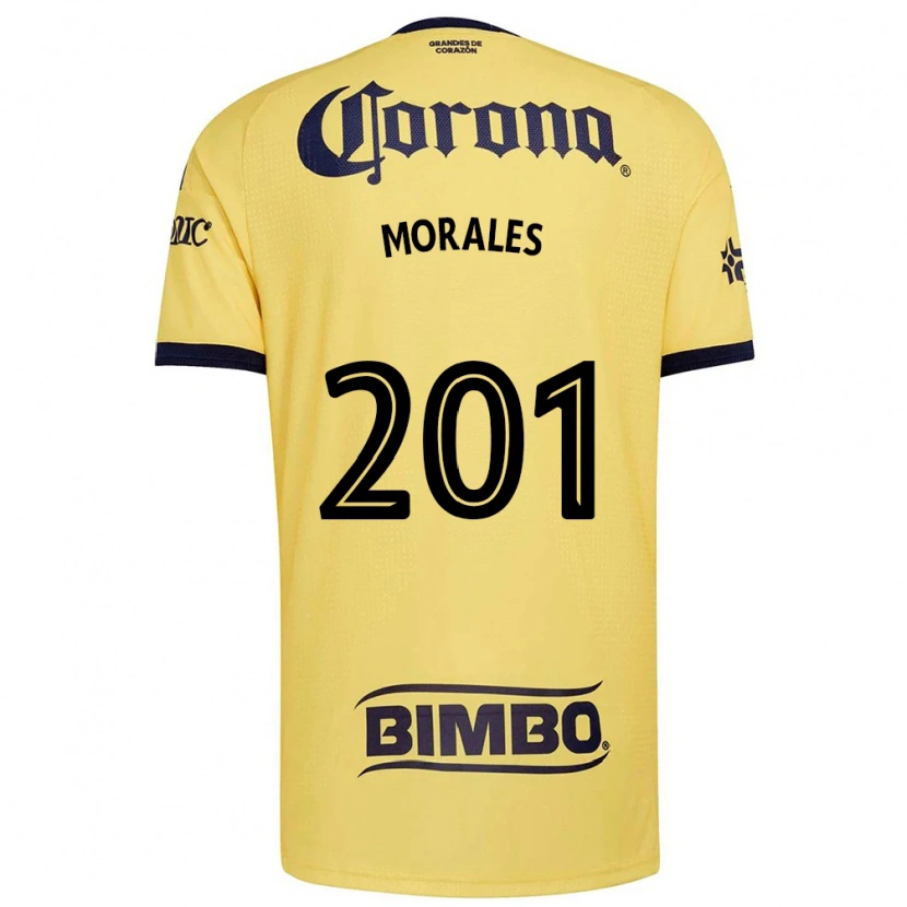Danxen Mujer Camiseta Ángel Morales #201 Amarillo Rojo Negro 1ª Equipación 2026/27 La Camisa