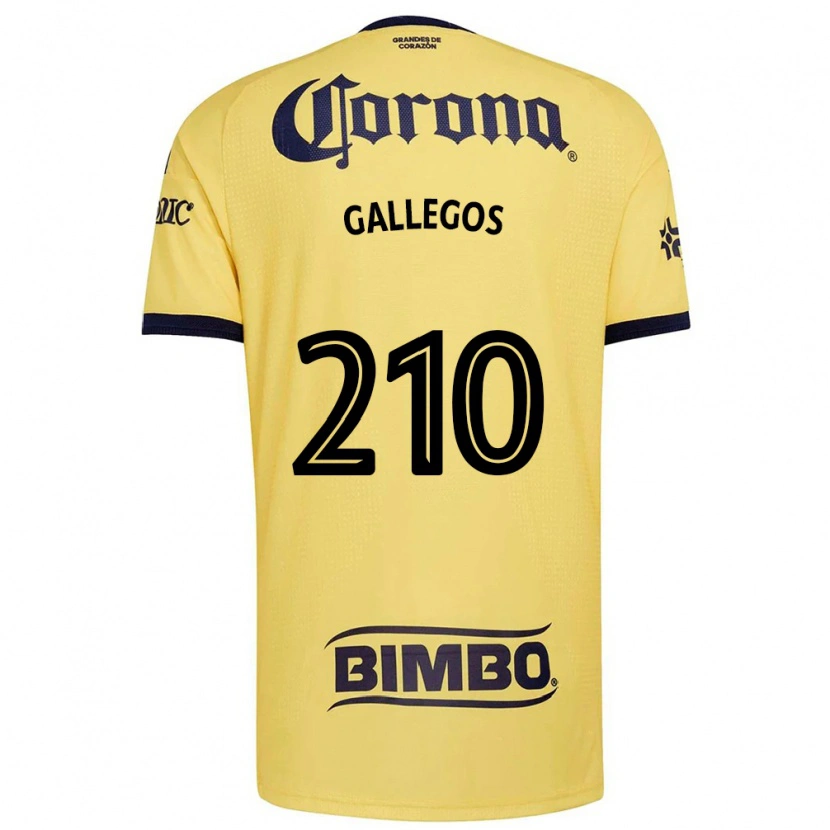 Danxen Mujer Camiseta José Gallegos #210 Amarillo Rojo Negro 1ª Equipación 2026/27 La Camisa