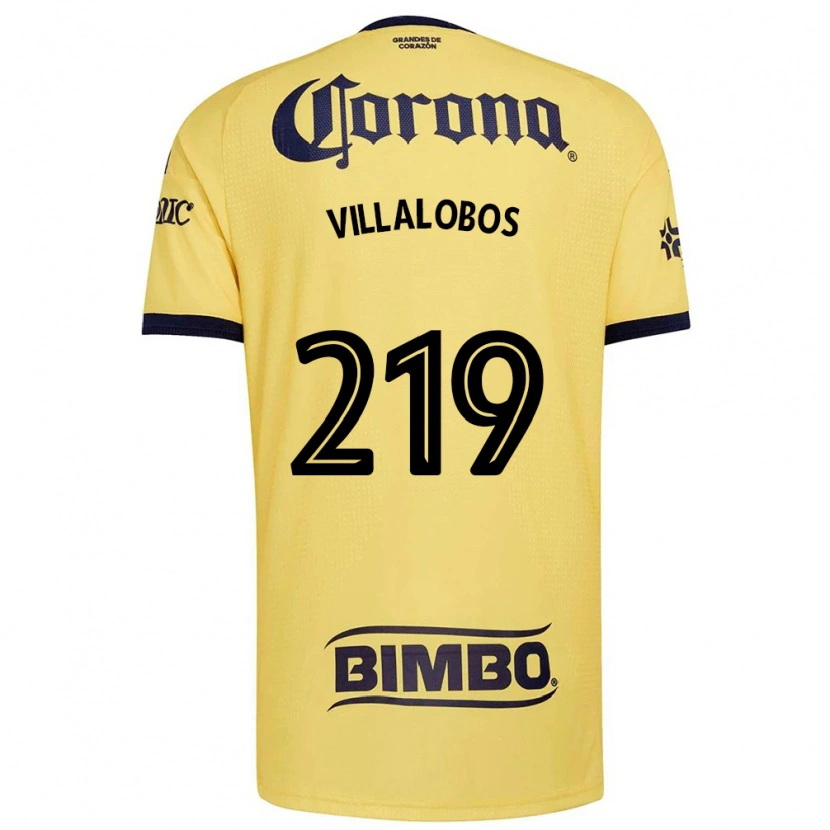 Danxen Mujer Camiseta Patricio Villalobos #219 Amarillo Rojo Negro 1ª Equipación 2026/27 La Camisa