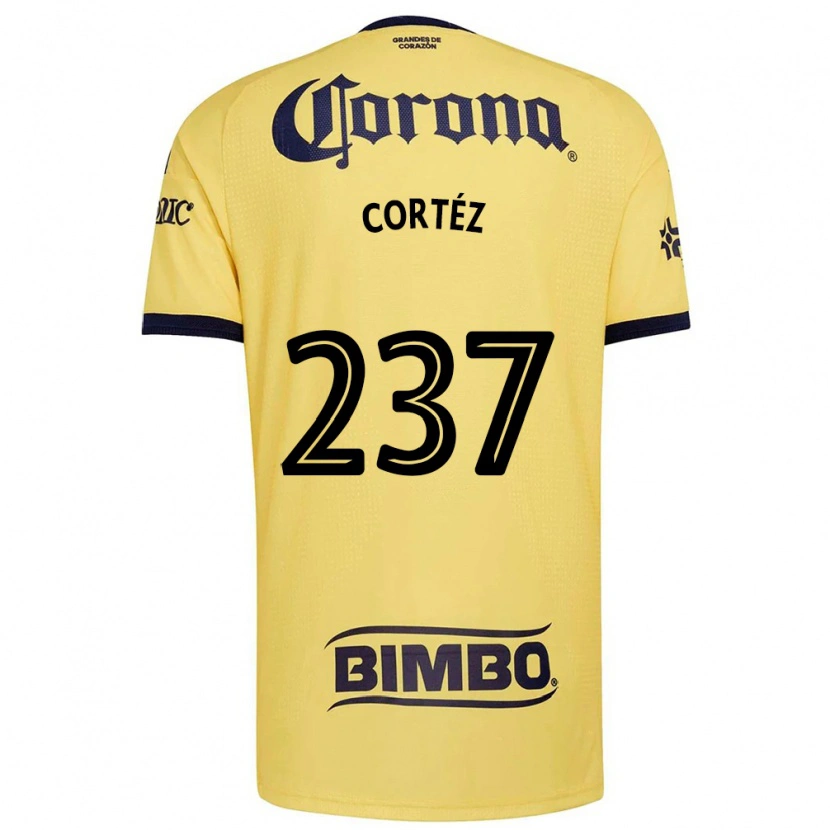 Danxen Mujer Camiseta Guillermo Cortéz #237 Amarillo Rojo Negro 1ª Equipación 2026/27 La Camisa