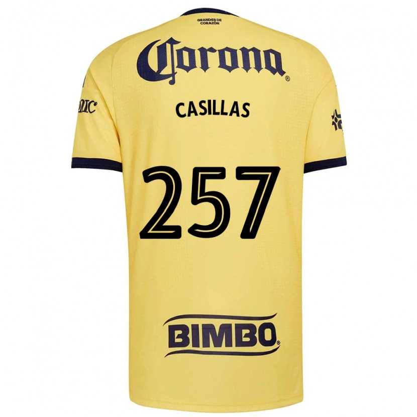 Danxen Mujer Camiseta Iván Casillas #257 Amarillo Rojo Negro 1ª Equipación 2026/27 La Camisa