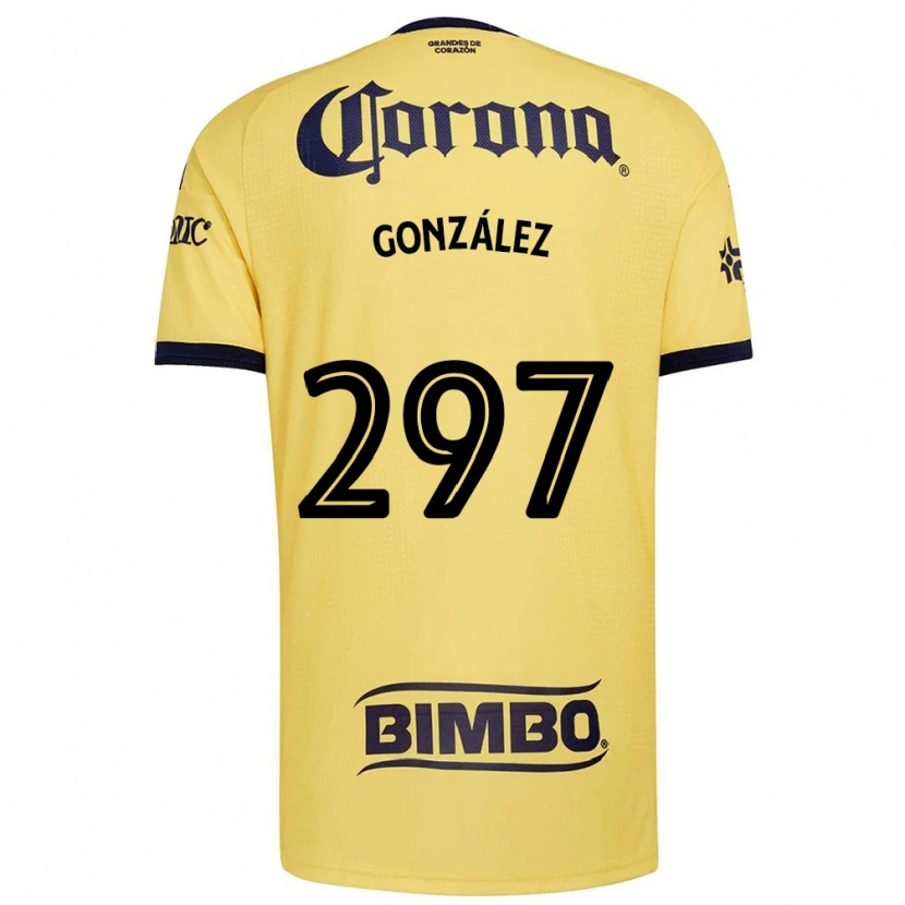 Danxen Mujer Camiseta Océlotl González #297 Amarillo Rojo Negro 1ª Equipación 2026/27 La Camisa