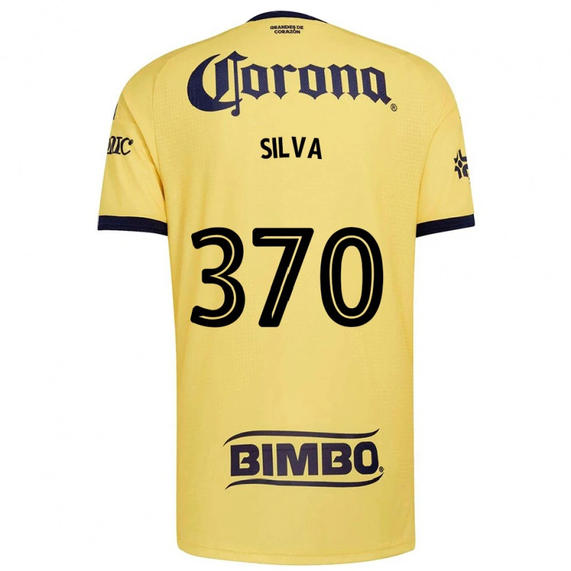 Danxen Mujer Camiseta Sebastián Silva #370 Amarillo Rojo Negro 1ª Equipación 2026/27 La Camisa