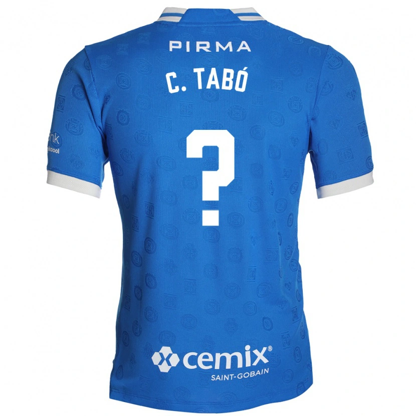 Danxen Mujer Camiseta Christian Tabo #0 Azul Blanco Rojo 1ª Equipación 2026/27 La Camisa
