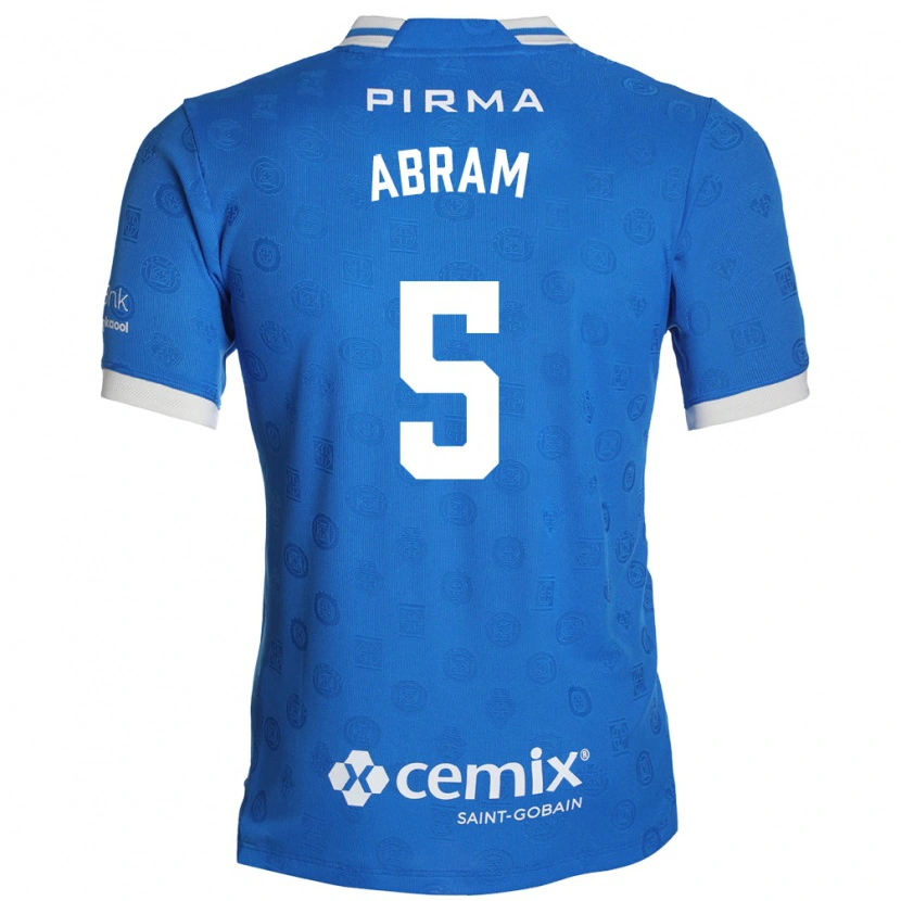 Danxen Mujer Camiseta Luis Abram #5 Azul Blanco Rojo 1ª Equipación 2026/27 La Camisa
