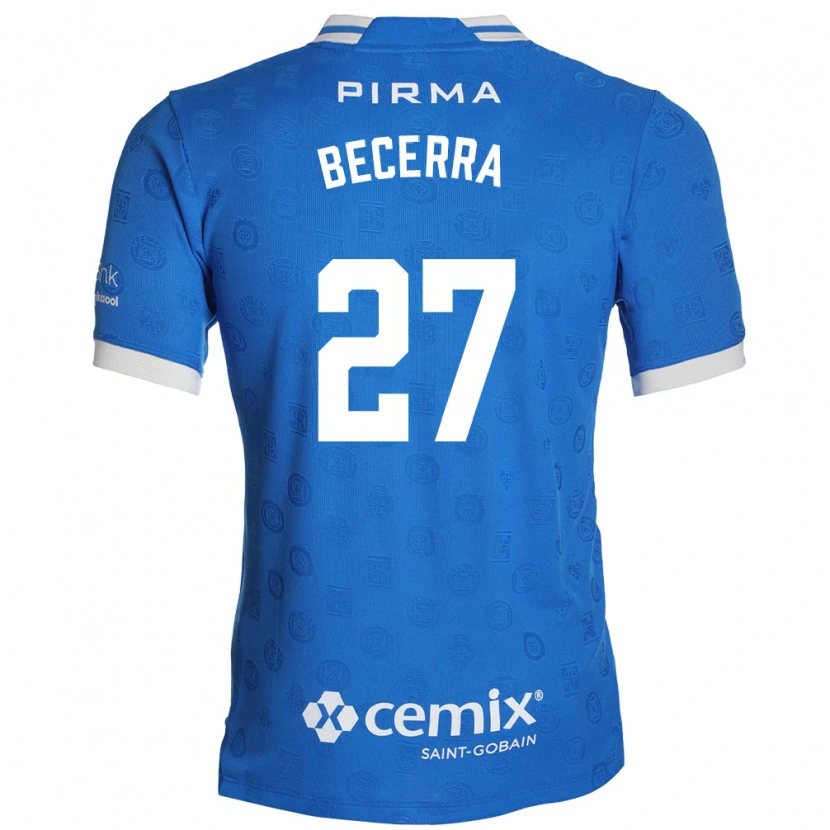 Danxen Mujer Camiseta Ana Becerra #27 Azul Blanco Rojo 1ª Equipación 2026/27 La Camisa