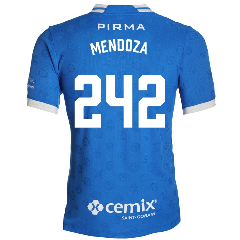 Danxen Mujer Camiseta Giovani Mendoza #242 Azul Blanco Rojo 1ª Equipación 2026/27 La Camisa