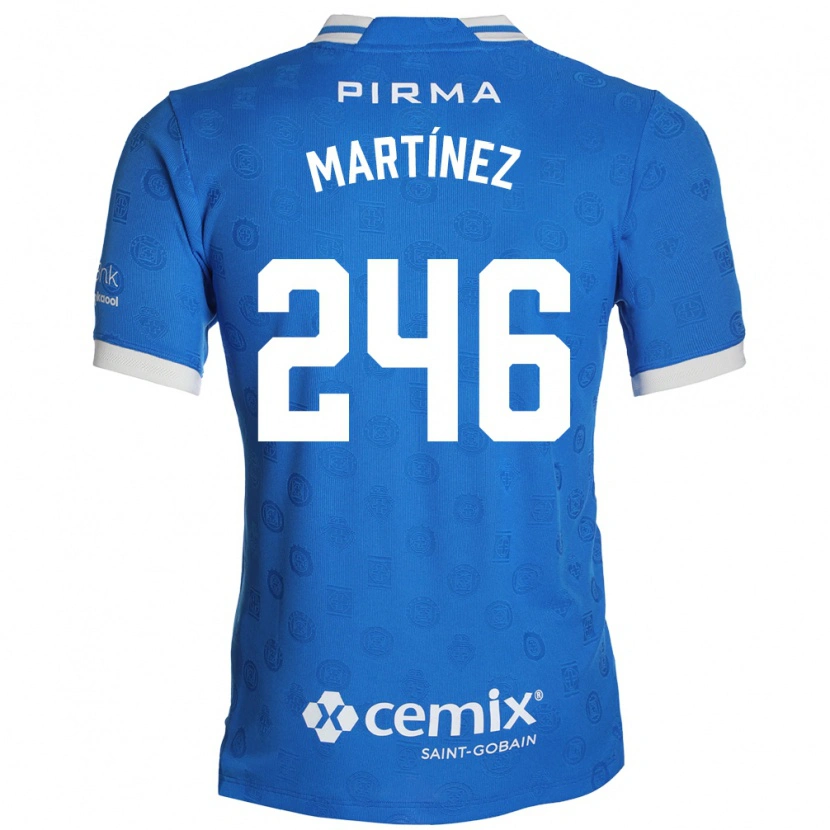 Danxen Mujer Camiseta Rey Martínez #246 Azul Blanco Rojo 1ª Equipación 2026/27 La Camisa