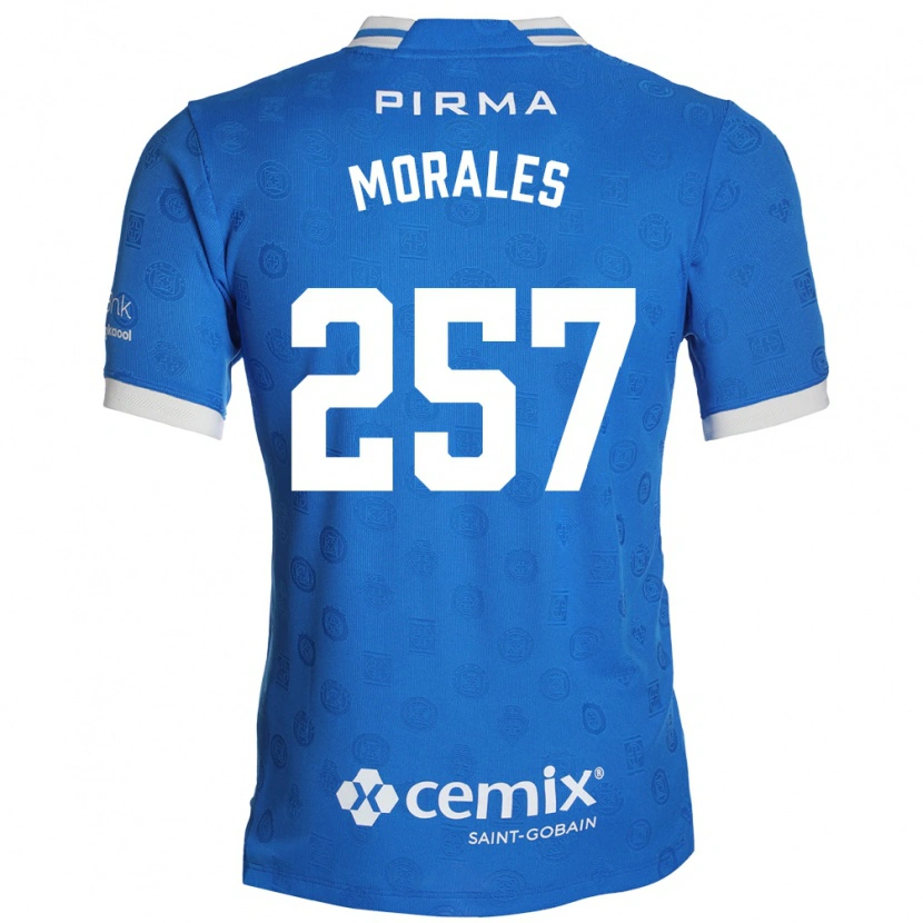 Danxen Mujer Camiseta Diego Morales #257 Azul Blanco Rojo 1ª Equipación 2026/27 La Camisa