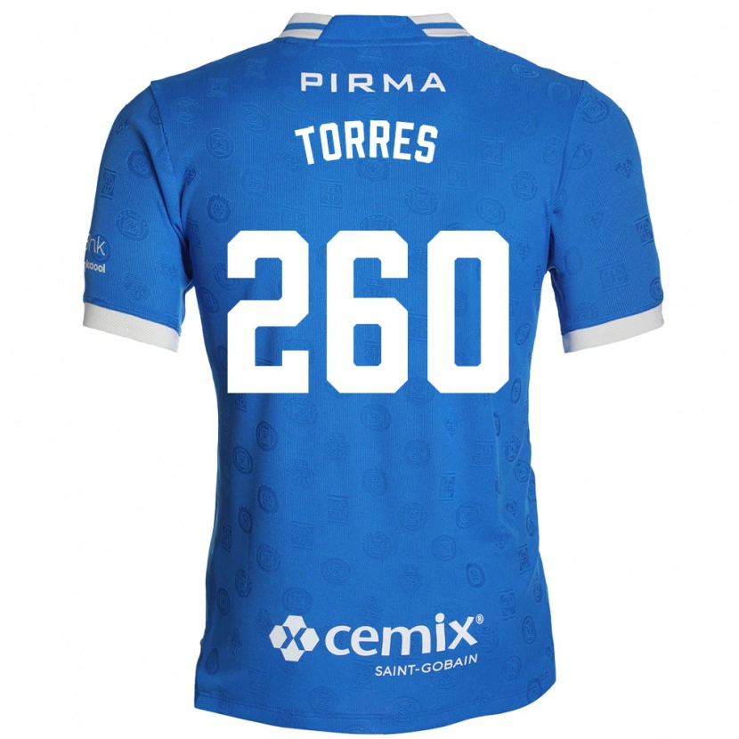 Danxen Mujer Camiseta Raúl Torres #260 Azul Blanco Rojo 1ª Equipación 2026/27 La Camisa