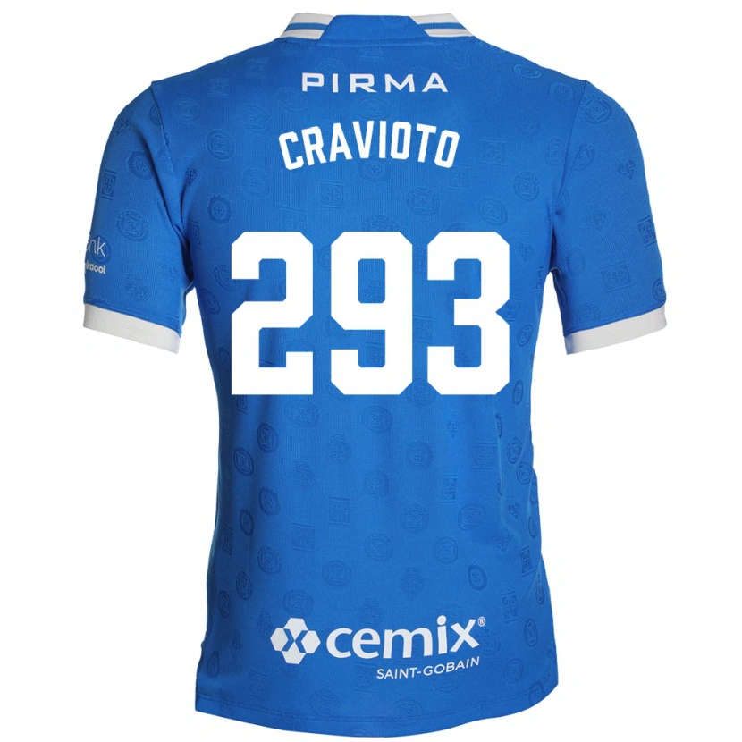 Danxen Mujer Camiseta Aldo Cravioto #293 Azul Blanco Rojo 1ª Equipación 2026/27 La Camisa