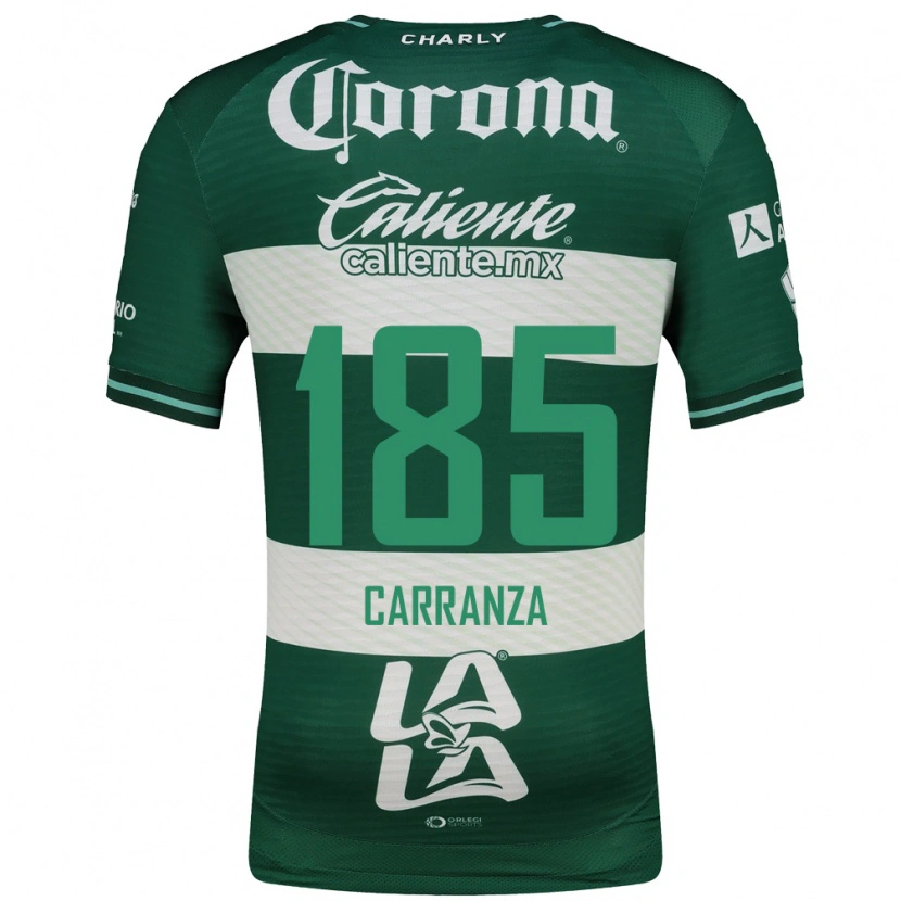 Danxen Mujer Camiseta Héctor Carranza #185 Verde Blanco 1ª Equipación 2026/27 La Camisa