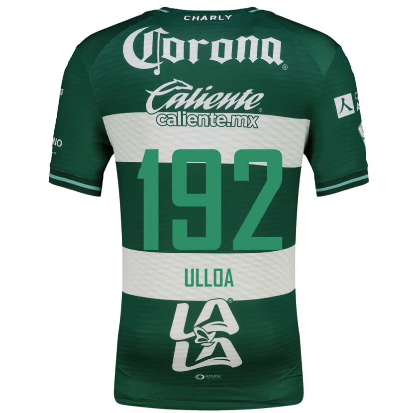 Danxen Mujer Camiseta José Ulloa #192 Verde Blanco 1ª Equipación 2026/27 La Camisa