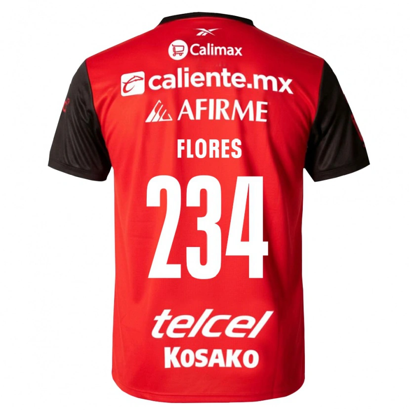 Danxen Mujer Camiseta Arath Flores #234 Negro Rojo 1ª Equipación 2026/27 La Camisa