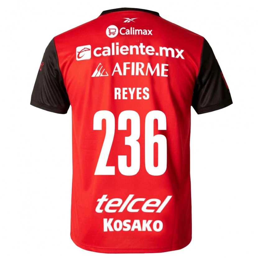 Danxen Mujer Camiseta Abraham Reyes #236 Negro Rojo 1ª Equipación 2026/27 La Camisa