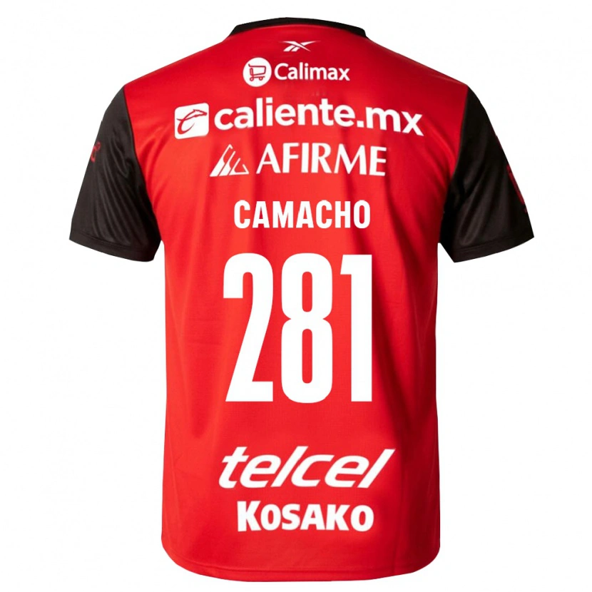 Danxen Mujer Camiseta Javier Camacho #281 Negro Rojo 1ª Equipación 2026/27 La Camisa