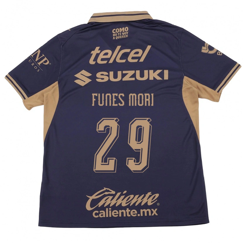 Danxen Mujer Camiseta Rogelio Funes Mori #29 Morado Marrón 1ª Equipación 2026/27 La Camisa
