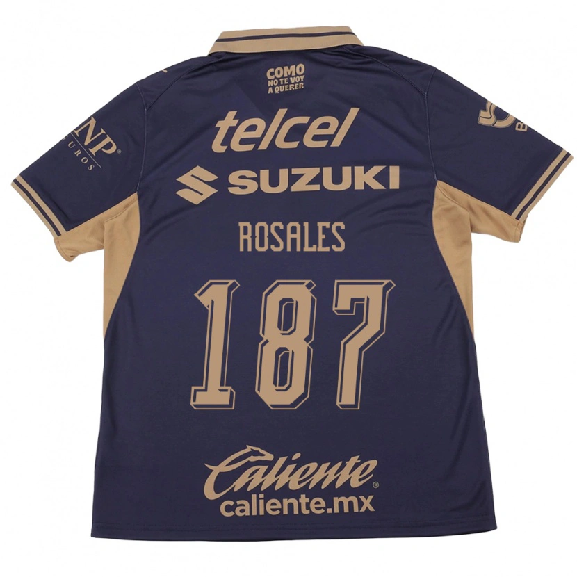 Danxen Mujer Camiseta Alonso Rosales #187 Morado Marrón 1ª Equipación 2026/27 La Camisa