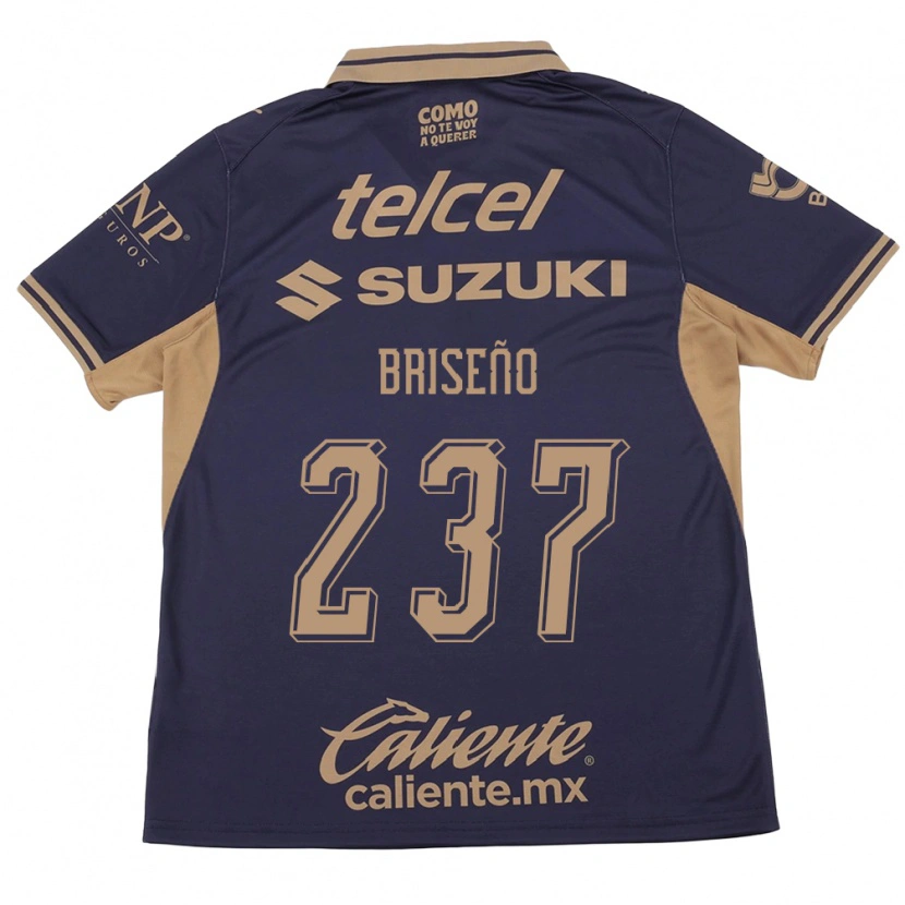 Danxen Mujer Camiseta Juan Briseño #237 Morado Marrón 1ª Equipación 2026/27 La Camisa