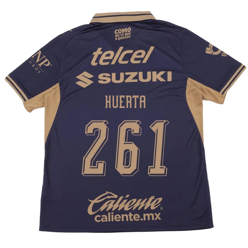 Danxen Mujer Camiseta José Huerta #261 Morado Marrón 1ª Equipación 2026/27 La Camisa