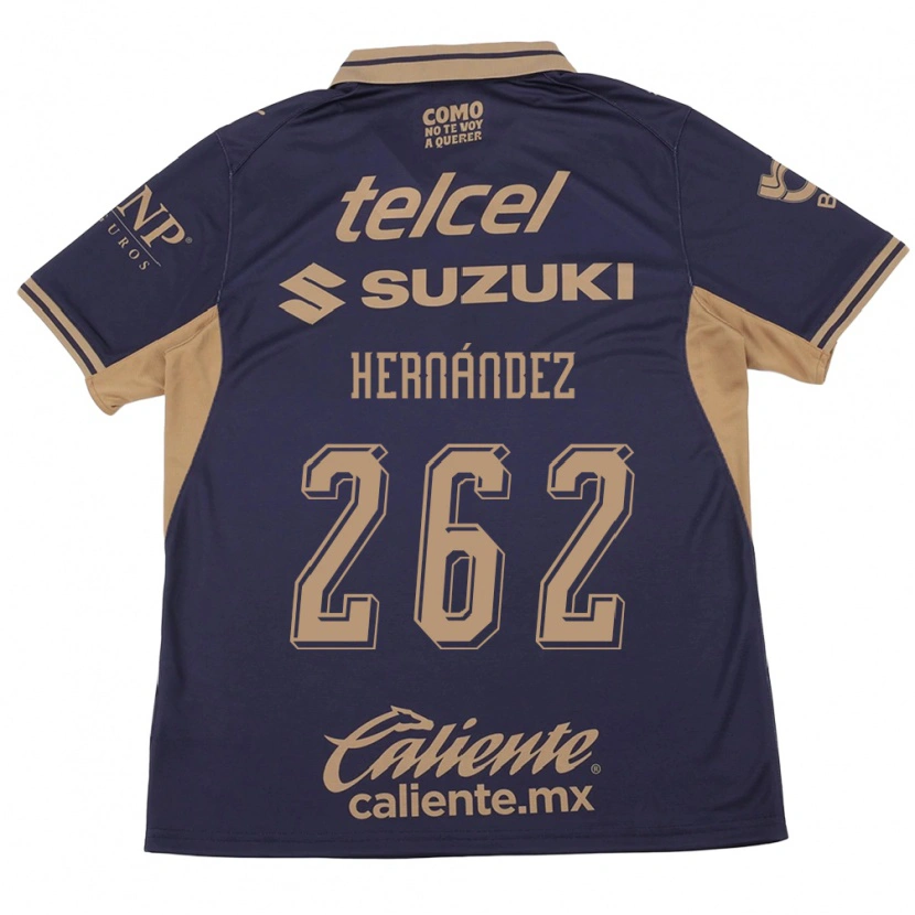 Danxen Mujer Camiseta Roberto Hernández #262 Morado Marrón 1ª Equipación 2026/27 La Camisa